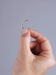 1.50ct Radiant Halo Engagement Rings